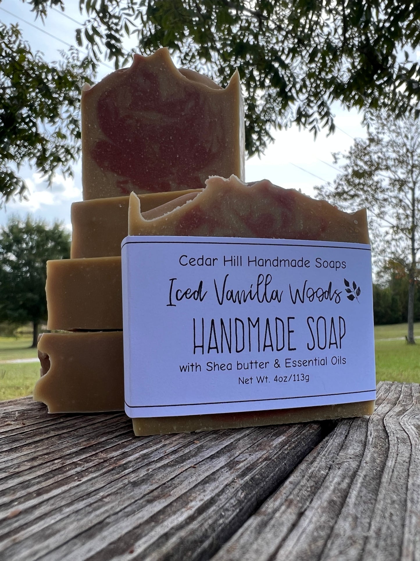 Iced Vanilla Woods Natural Soap