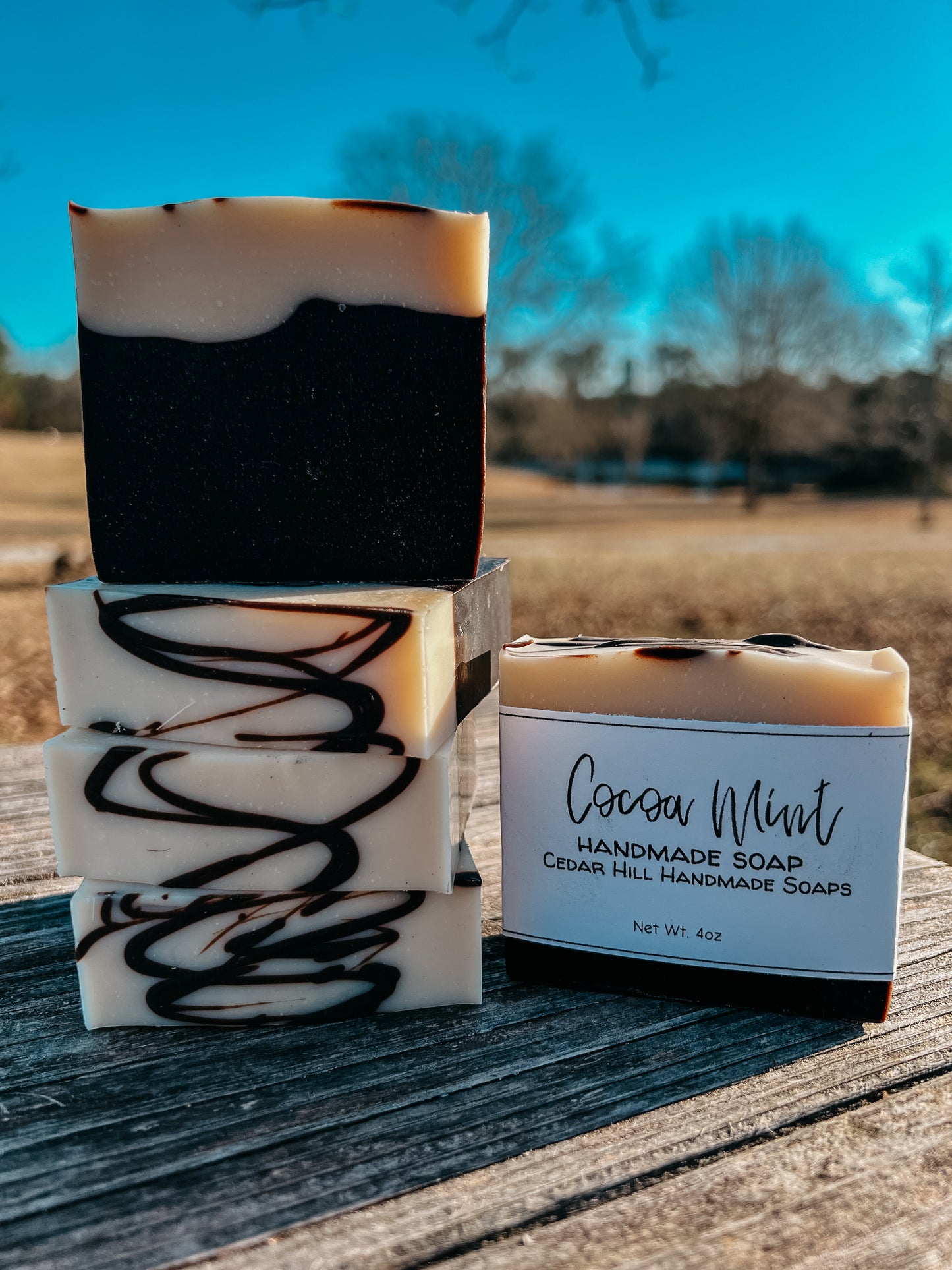 Cocoa Mint Handmade Soap