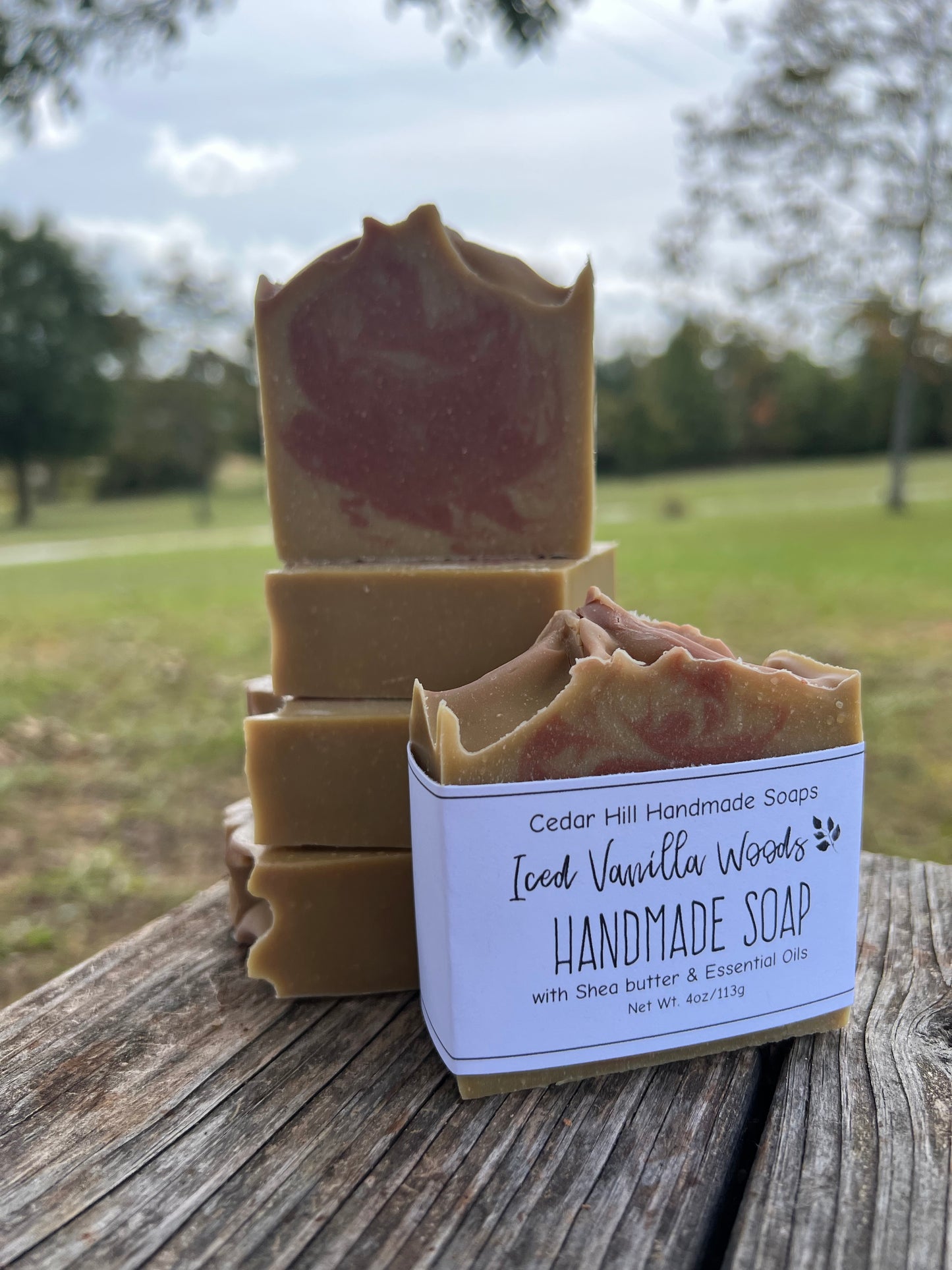 Iced Vanilla Woods Natural Soap
