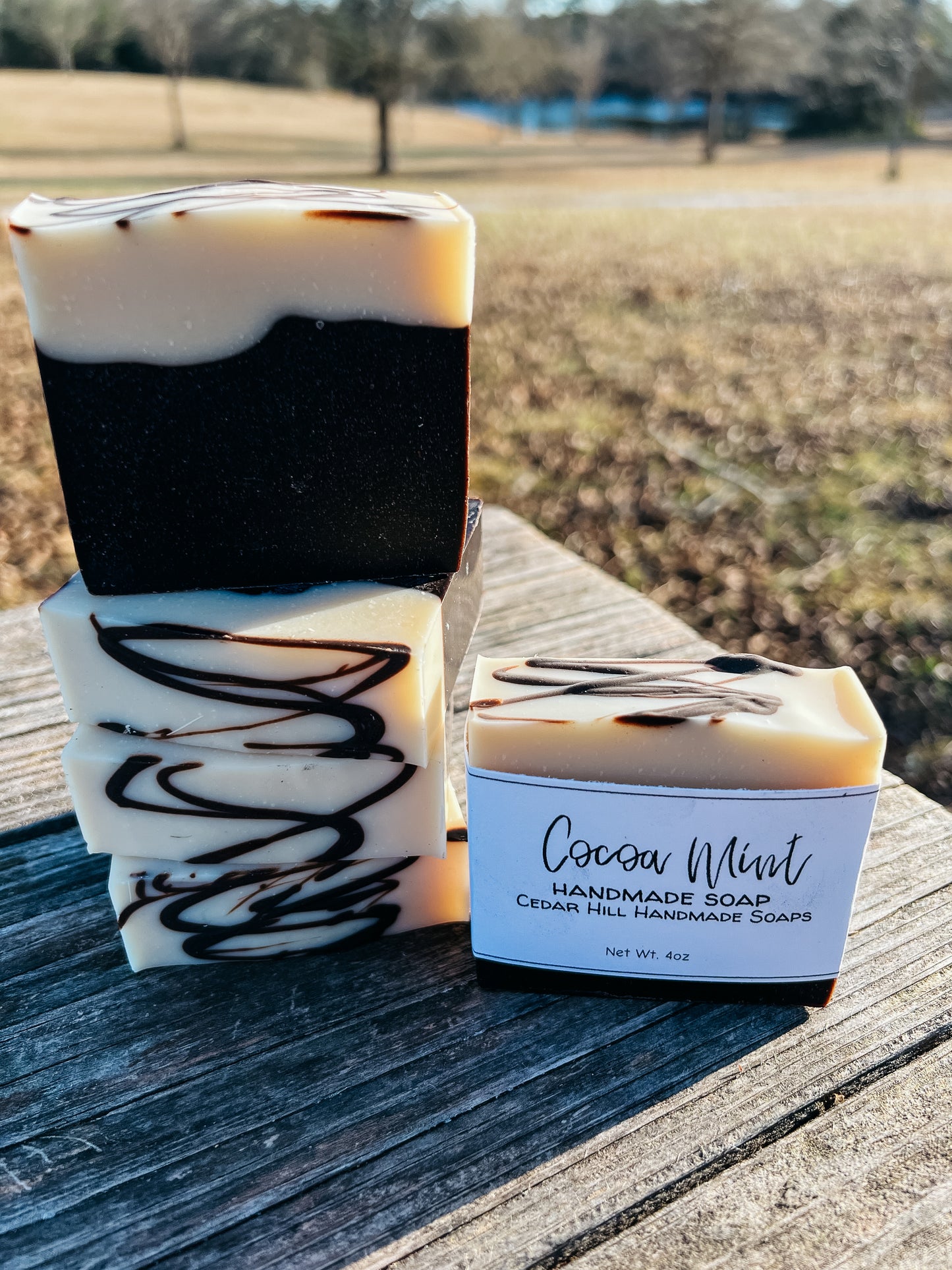 Cocoa Mint Handmade Soap